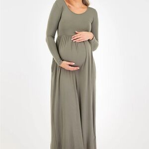 Sage Green Maternity Dress